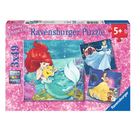 Disney Princess 3 x 49 pc Jigsaw Puzzles £7.99